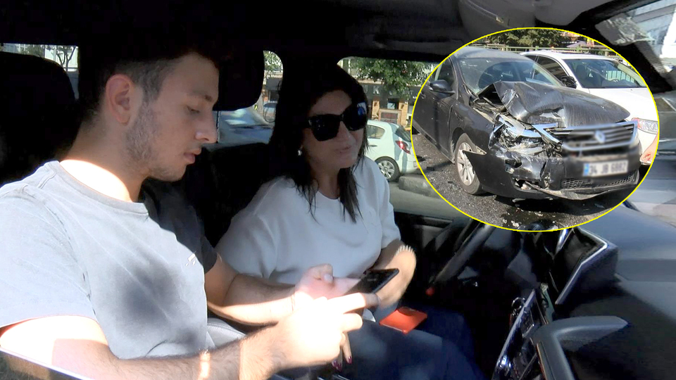 Sibel Can ve oğlu Engin Can kaza geçirdi