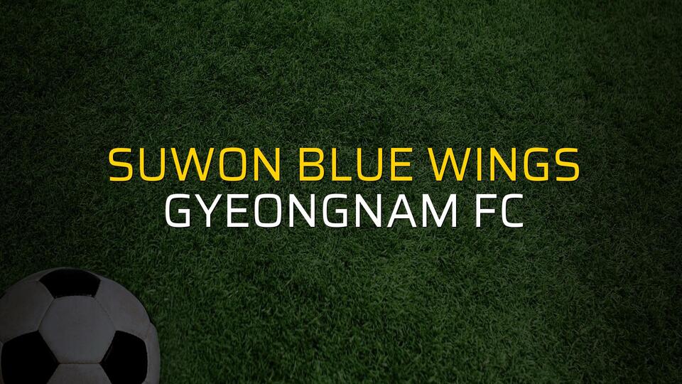 Suwon Blue Wings - Gyeongnam FC maç önü