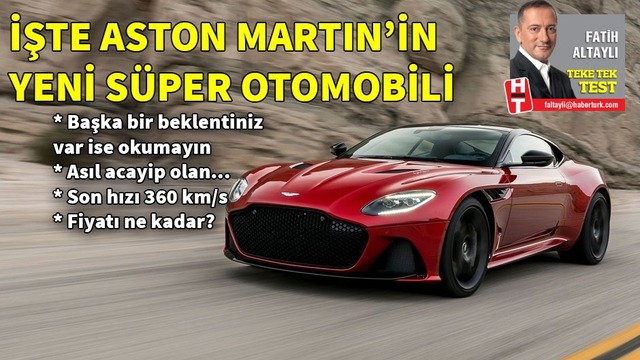 Aston Martin'in yeni süper otomobili DBS Superleggera