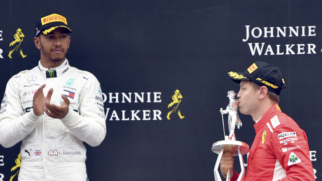 Belçika'da zirve Vettel'in