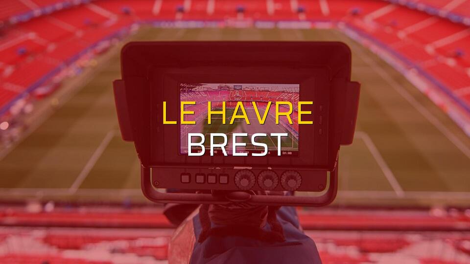 Le Havre - Brest maçı heyecanı