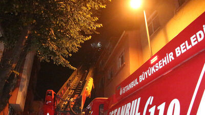 Fatih'te yangın paniği