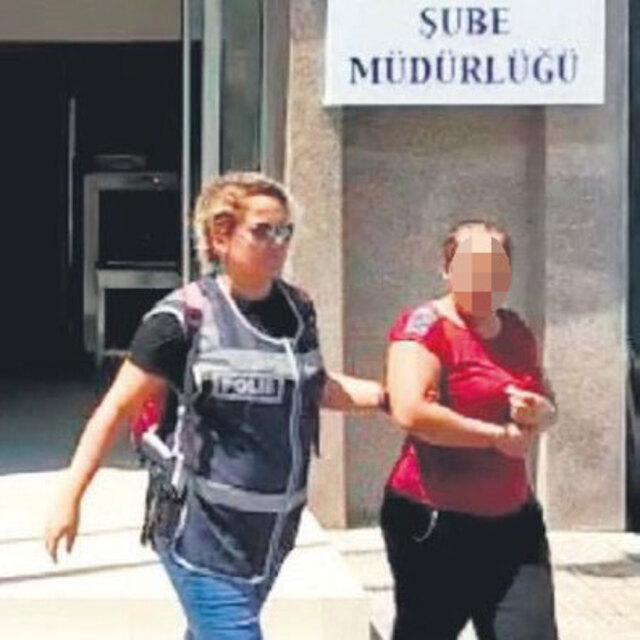 Dolaptan kadın hırsız çıktı