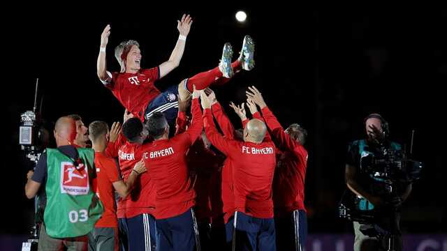 Schweinsteiger'e görkemli veda