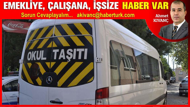 Servis şoförleri 25 gün üzerinden prim ödeyecek