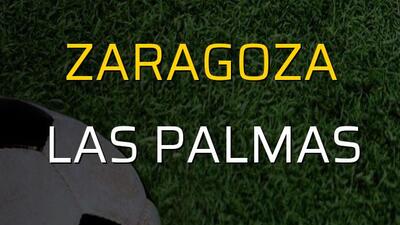 Zaragoza - Las Palmas düellosu