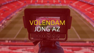 Volendam - Jong AZ karşılaşma önü