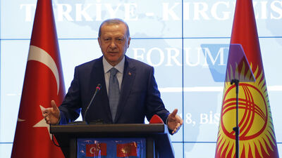 Cumhurbaşkanı Erdoğan Kırgızistan'dan seslendi!