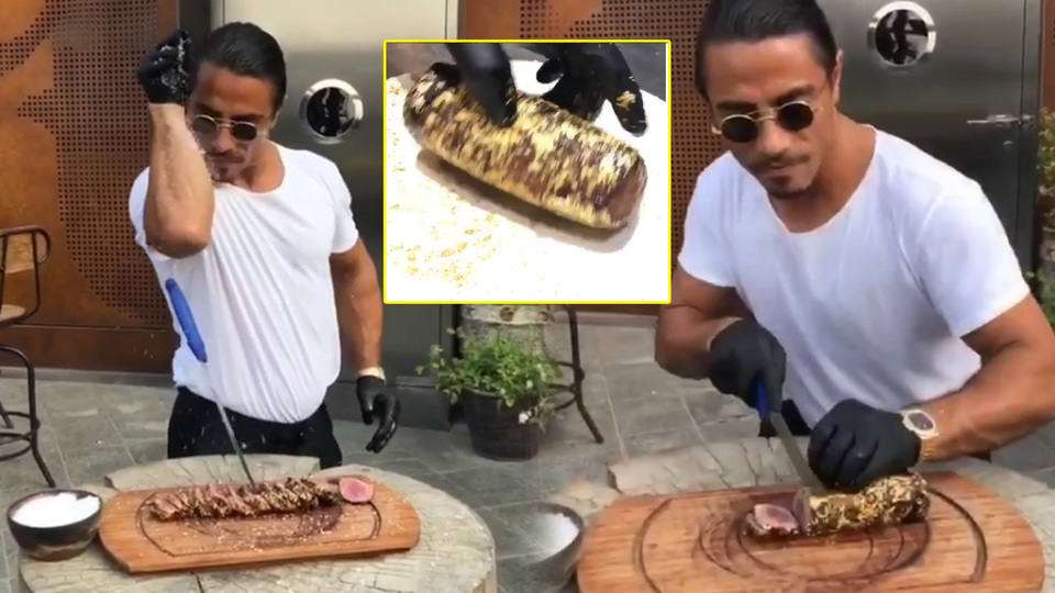 Nusret'ten olay hareket: 24 karat altın biftek