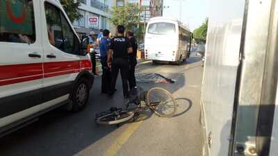 Bisikletiyle işe giderken canından oldu!