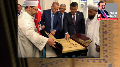 Cumhurbaşkanı Erdoğan'ın Kırgızistan'a götürdüğü hediye