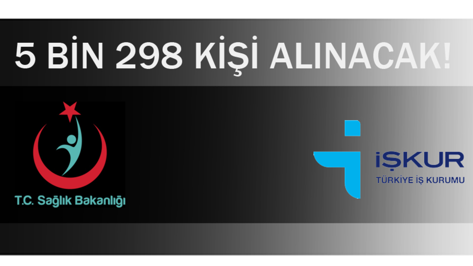 Sağlık Bakanlığı 5 Bin 298 İşçi Personel alımı!