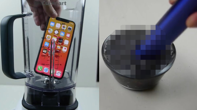 Bu kadarına da pes! iPhone X'i blenderda geçirip...