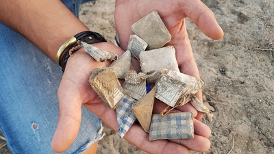 Baraj suyu çekilince ortaya çıktı!