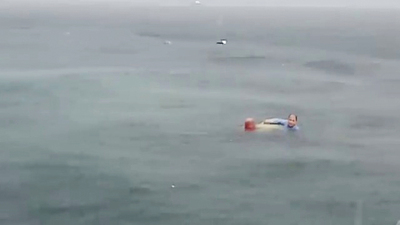 Helikopterin düşme anı saniye saniye kamerada