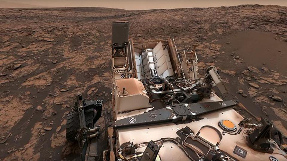 NASA yayınladı... Mars'ta öz çekim