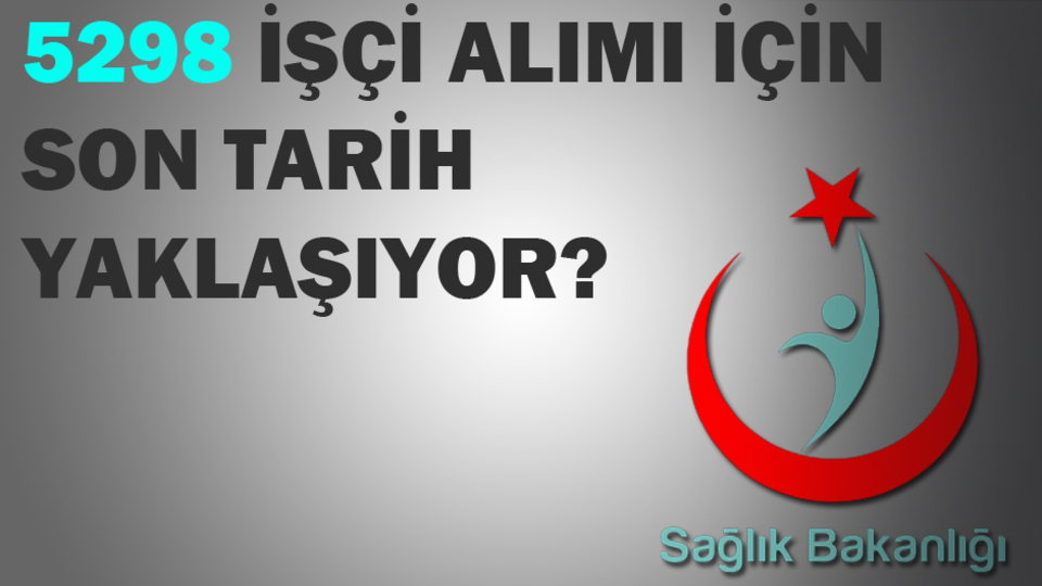 İşkur 5 Bin 298 İşçi Personel alımı!