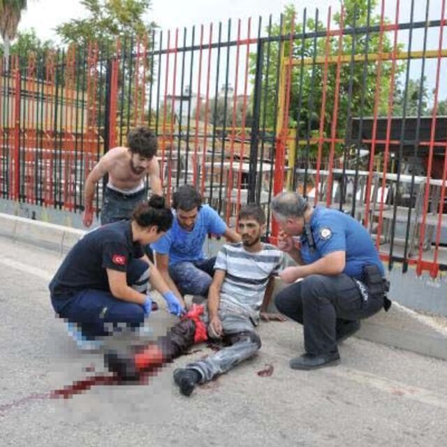 Polis geldiğinde şoktaydı!