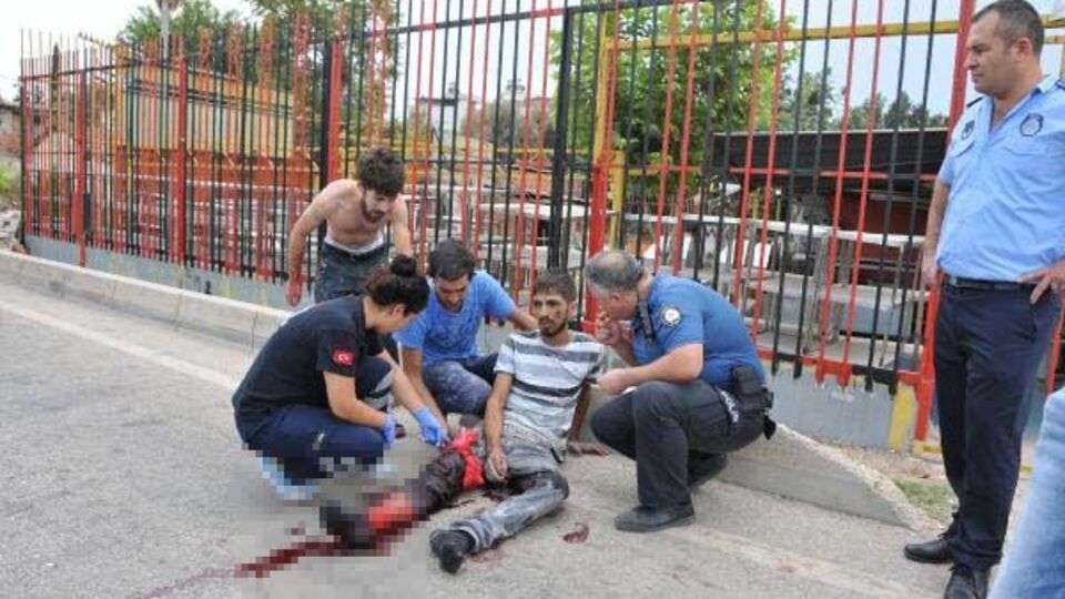 Polis geldiğinde şoktaydı!