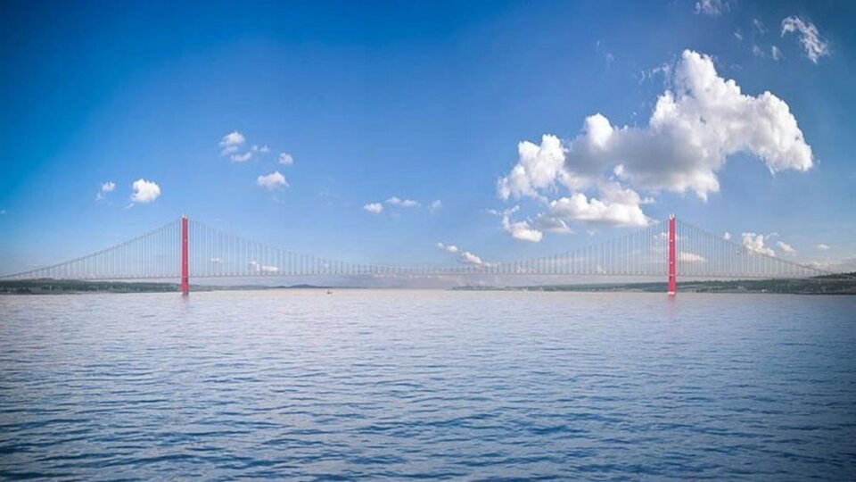 1915 Çanakkale Köprüsü için rüzgar testi tamamlandı