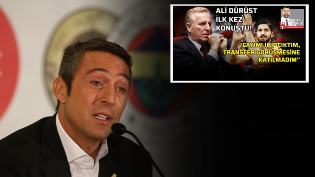 Ali Koç'tan TFF ve Dürüst'e tepki!