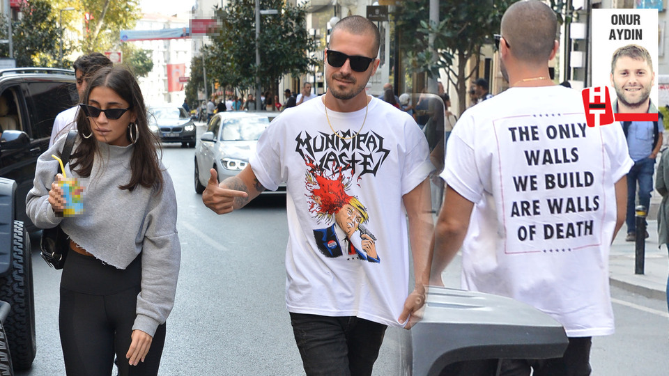 Gökhan Gencebay'dan olay Trump tişörtü!