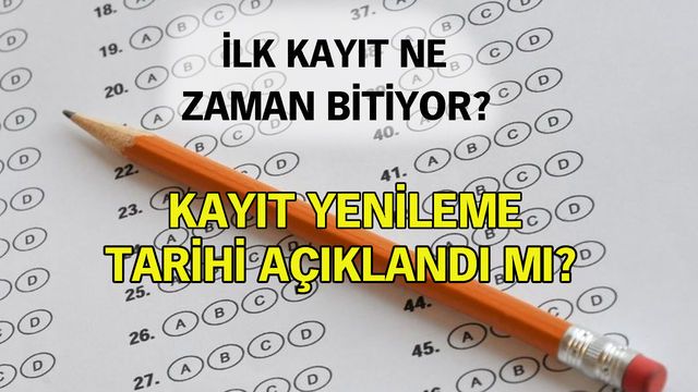 AÖL MAÖL kayıt yenileme ne zaman?