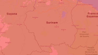 Surinam nerede?