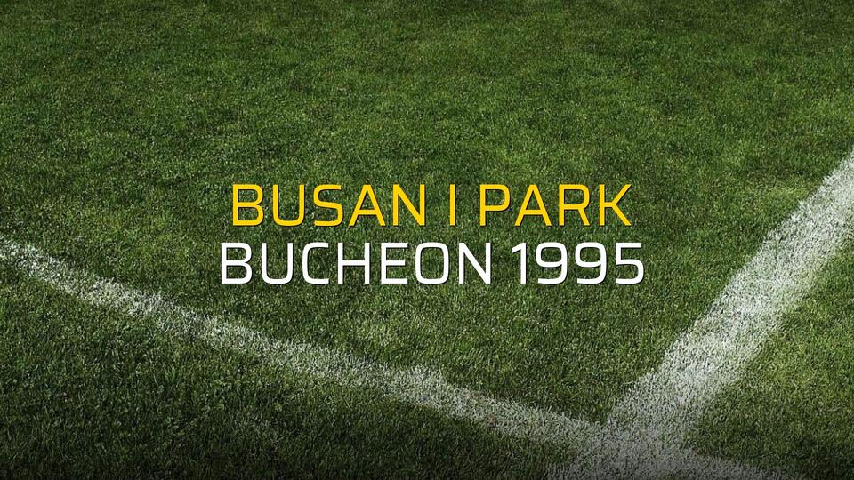 Busan I Park - Bucheon 1995 rakamlar