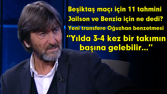 "Yılda 3-4 kez takımın başına gelebilir..."