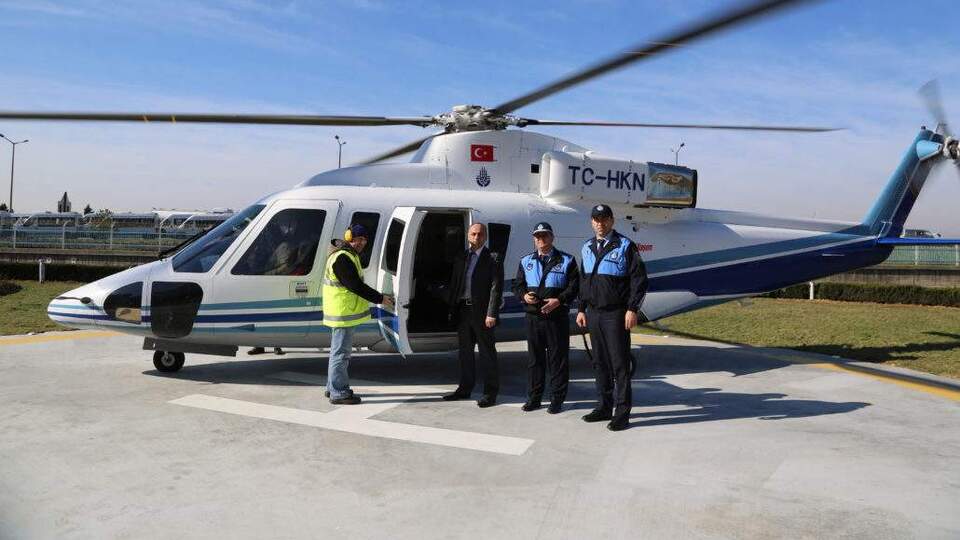 İBB'den açık artırma ile satılık helikopter