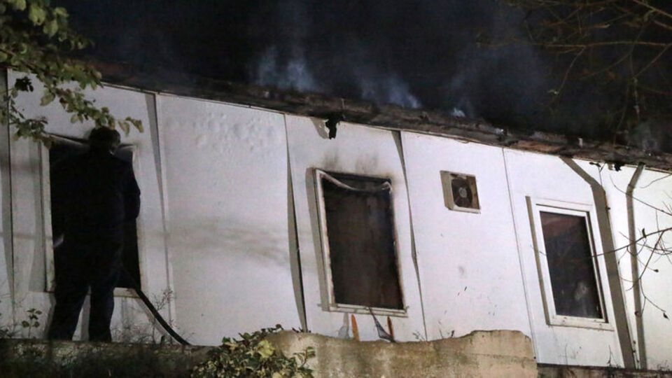 Çikolata fabrikasındaki yangın korkuttu