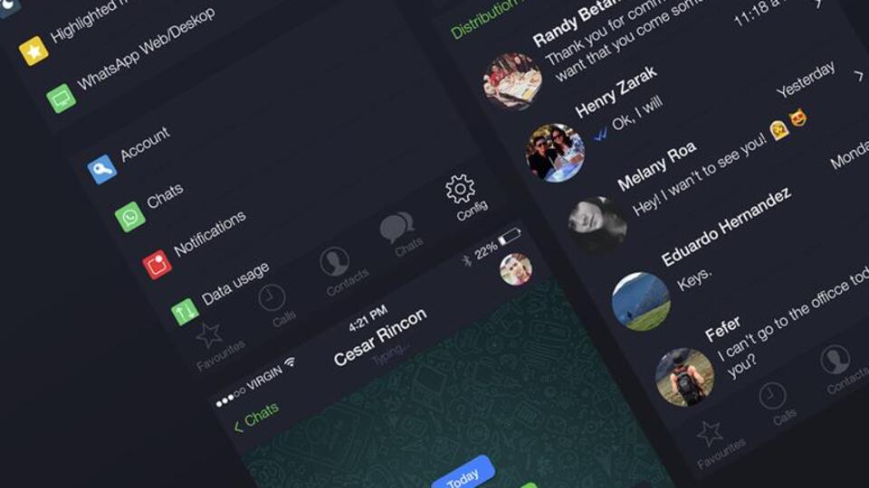 Geri sayım başladı Whatsapp'a gece modu geliyor!