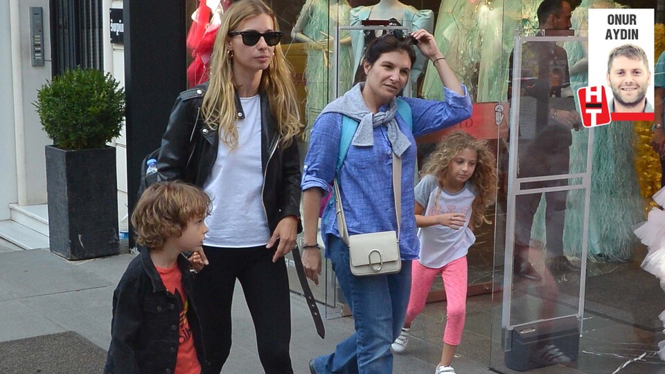 Çocuklarıyla alışverişte