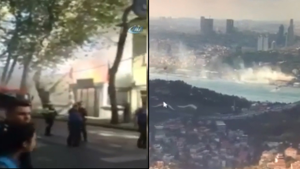 Beşiktaş'ta korkutan yangın!