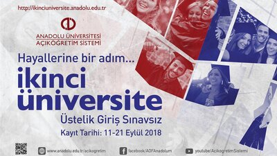 AÖF ikinci üniversite başvuruları için son gün!