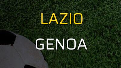 Lazio - Genoa maçı istatistikleri