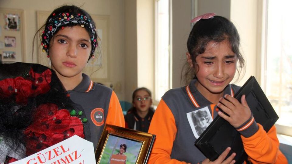 Sedanur'un sınıfında gözyaşları sel oldu