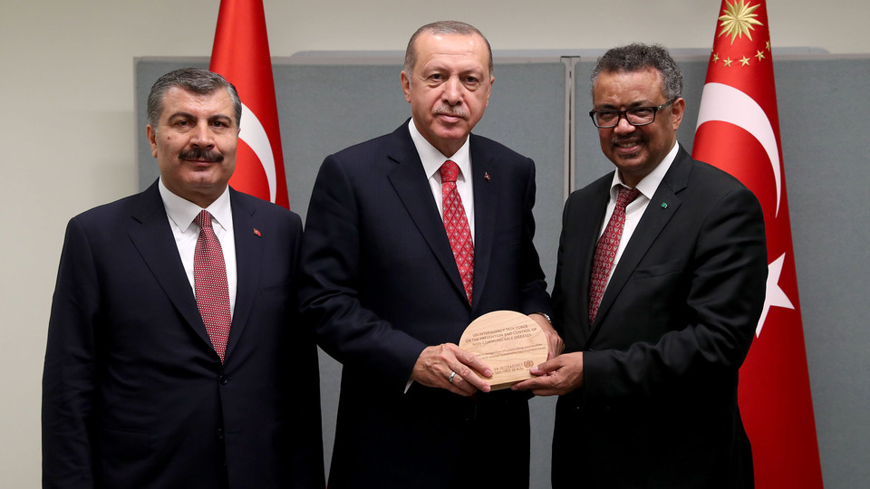 Dünya Sağlık Örgütünden Sağlık Bakanlığı'na başarı ödülü