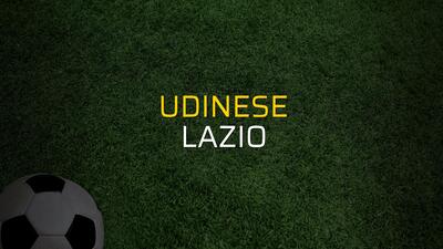 Udinese - Lazio maçı rakamları