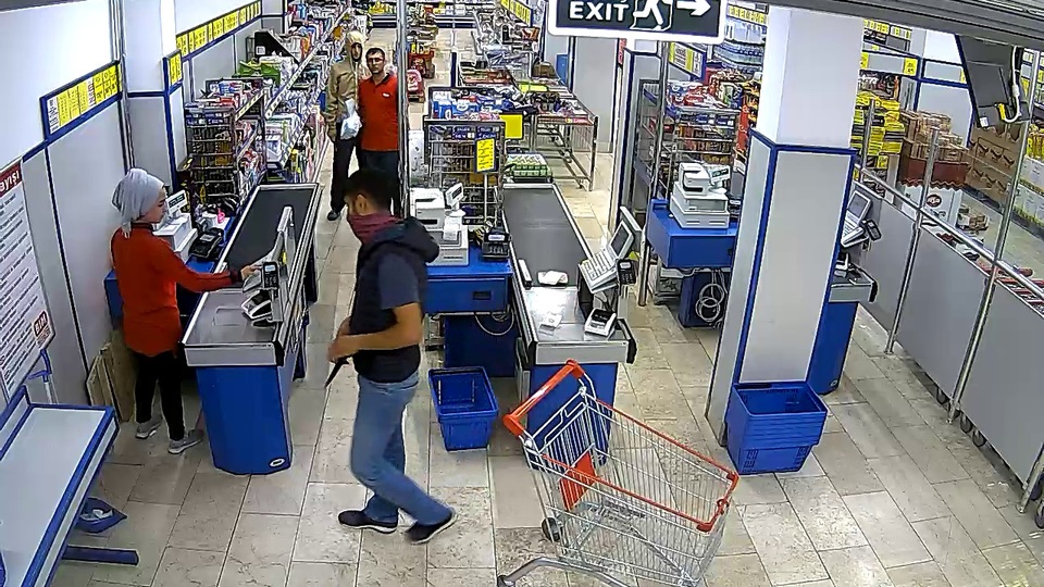 Markette gasp dehşeti