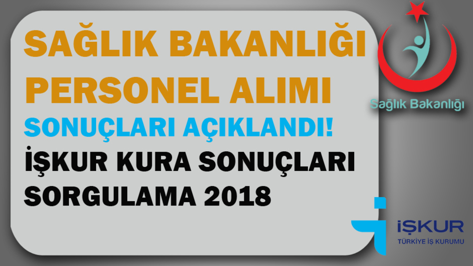 Sağlık Bakanlığı personel alımı sonuçları açıklandı!