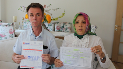 Parasını ödedikleri eve haciz