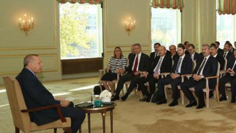 Erdoğan Berlin'de Türk STK'larının temsilcileriyle görüştü