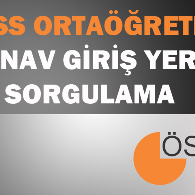 KPSS Ortaöğretim sınav giriş yeri sorgulama!