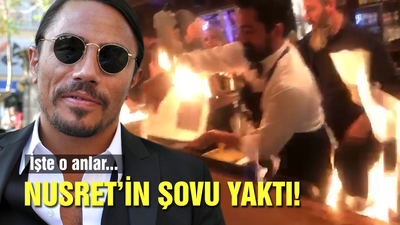 Nusret'te şov yaktı!