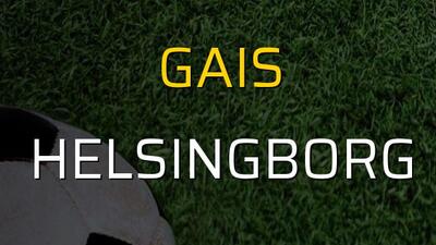 GAIS - Helsingborg maçı heyecanı
