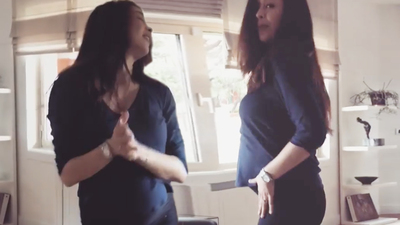 "Bugün bebeğimle dans ettim"