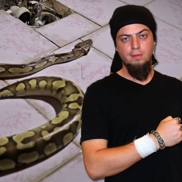 Aref'le ilgili şok iddia! Evin giderinden çıkan piton...