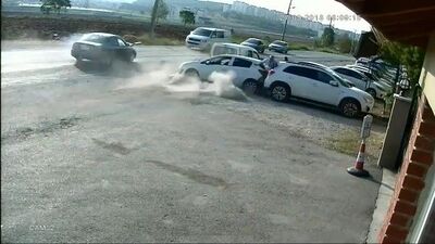 Dehşete düşüren görüntü!